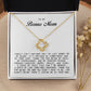 To My Bonus Mom, Love Knot Necklace