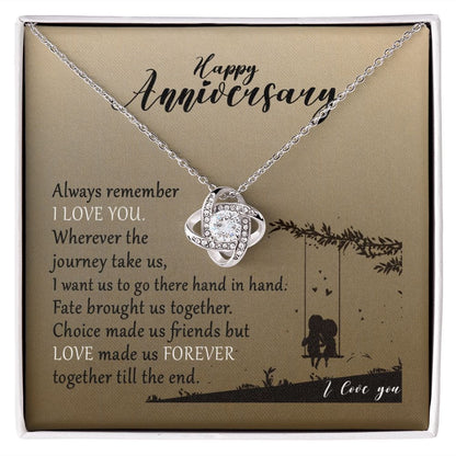 Happy Anniversary, Girlfriend Anniversary Gift, Wife Anniversary Gift, Wedding Anniversary Idea, Jewelry Message Card, Romantic Gift for Her
