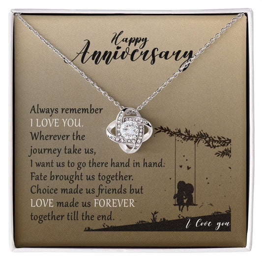 Happy Anniversary, Girlfriend Anniversary Gift, Wife Anniversary Gift, Wedding Anniversary Idea, Jewelry Message Card, Romantic Gift for Her