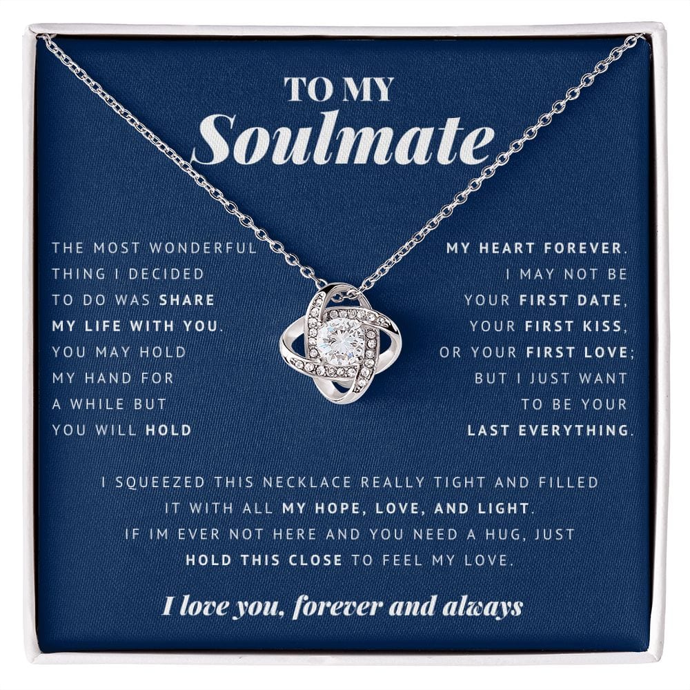 To My Soulmate, 18K Yellow Gold Finish