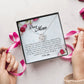 Dear Mom, Love Knot Necklace