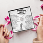 To My Smoking Hot Soulmate, Soulmate Gift, Soulmate Necklace, Gift For Her, Jewelry Message Card, Wife Gift, Girlfriend Gift