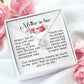 Mother in Law Gift, Love Knot Necklace