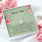 To My Bonus Mom, Love Knot Necklace