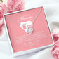 To my Mommy, Mother's Day Gift, Pregnancy Gift for Soon to Be Mom, Baby Shower Gift, Love Knot Necklace
