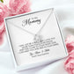 Mommy to Be Gift, Love Knot Necklace, Mother's Day Gift, For Pregnant Mom