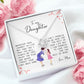 To My Daughter, Love Knot Necklace