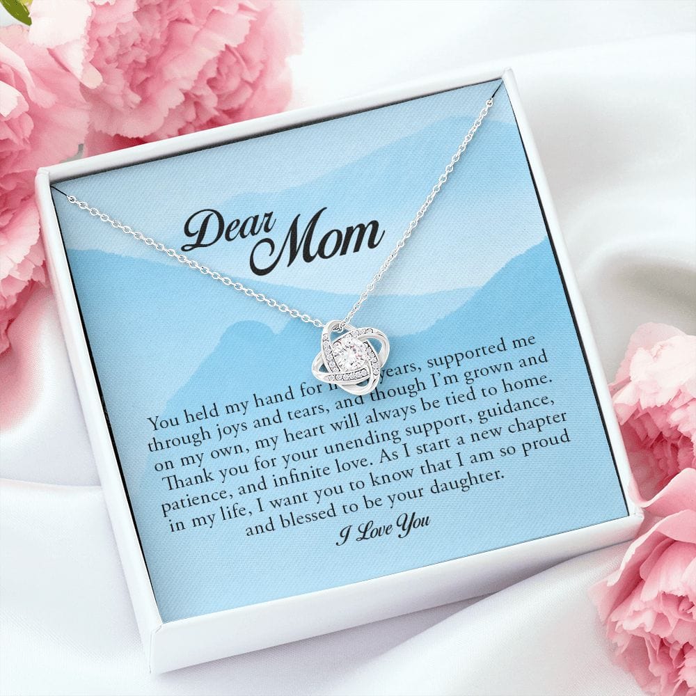 Dear Mom, Love Knot Necklace