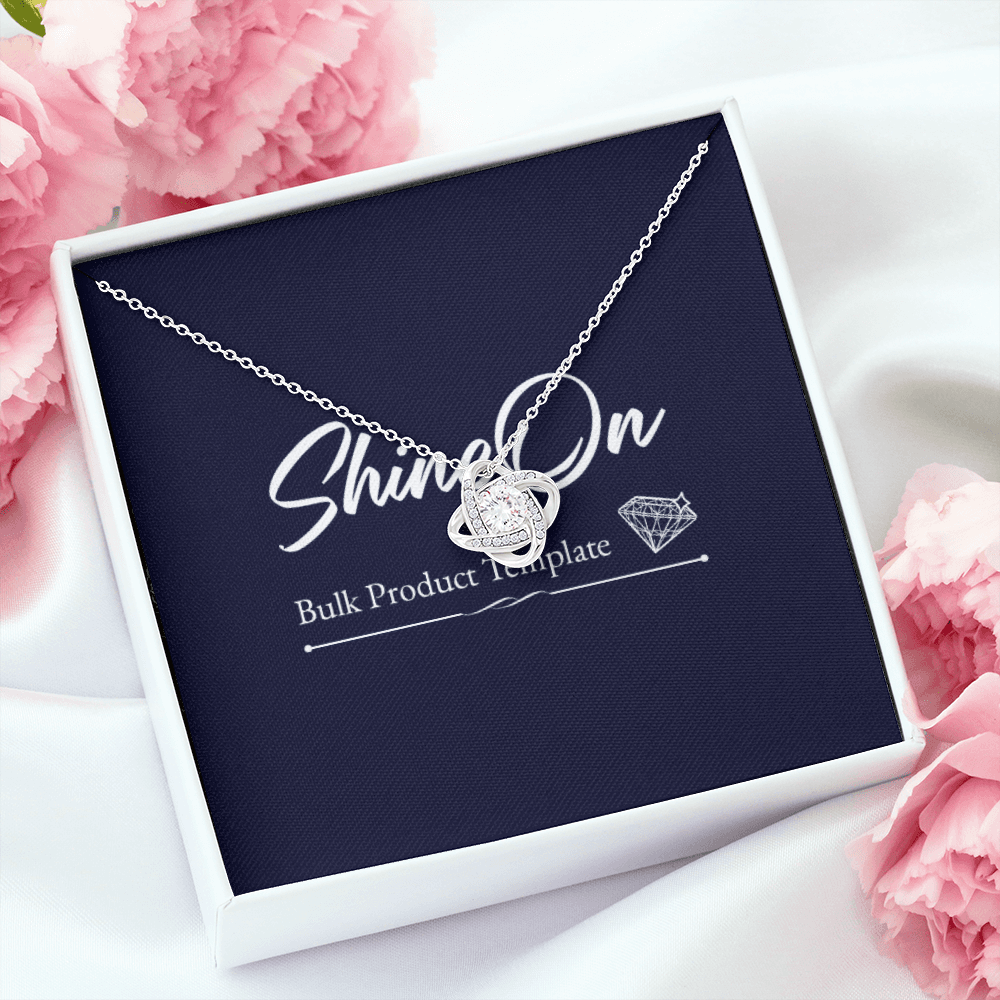 Love Knot Necklace 18K GOLD Template