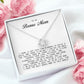 To My Bonus Mom, Love Knot Necklace
