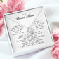 To My Bonus Mom, Love Knot Necklace