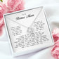 To My Bonus Mom, Love Knot Necklace