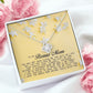To My Bonus Mom, Love Knot Necklace