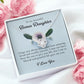 To My Beautiful Bonus Daughter, Love Knot Necklace