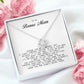 To My Bonus Mom, Love Knot Necklace