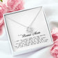 To My Bonus Mom, Love Knot Necklace