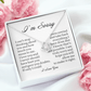Apology Gift for Her, Love Knot Necklace