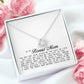 To My Bonus Mom, Love Knot Necklace