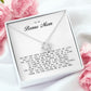 To My Bonus Mom, Love Knot Necklace