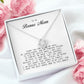 To My Bonus Mom, Love Knot Necklace