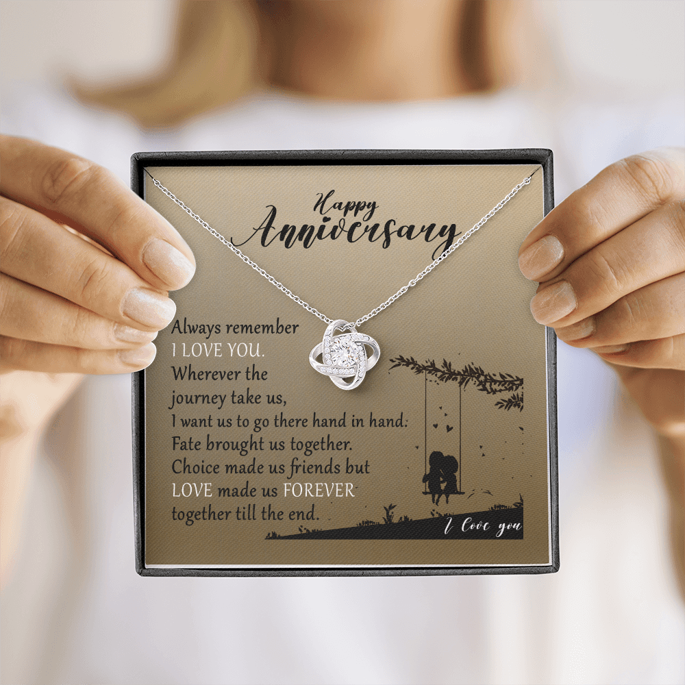 Happy Anniversary, Girlfriend Anniversary Gift, Wife Anniversary Gift, Wedding Anniversary Idea, Jewelry Message Card, Romantic Gift for Her