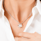 To My Beautiful Granddaughter, Love Knot Necklace