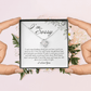 I'm Sorry Card, Love Knot Necklace