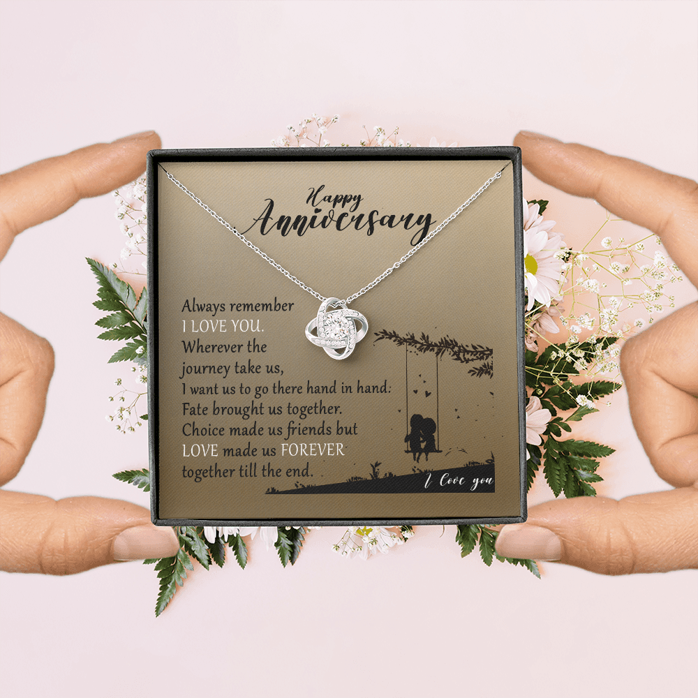 Happy Anniversary, Girlfriend Anniversary Gift, Wife Anniversary Gift, Wedding Anniversary Idea, Jewelry Message Card, Romantic Gift for Her