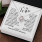 To My Wife Necklace, Anniversary Gift For Wife, Wife Birthday Gift, Gift For Wife, Wife Necklace, Jewelry Message Card For Wife