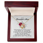 To My Beautiful Mom Love Knot Necklace
