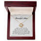 To My Beautiful Mom Love Knot Necklace