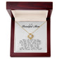To my Beautiful Mom, Mother's Day Gift, Love Knot Necklace