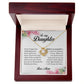 To My Daughter, Love Knot Necklace