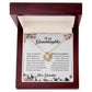 To My Granddaughter, Love Knot Necklace