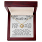 To My Beautiful Mom Love Knot Necklace