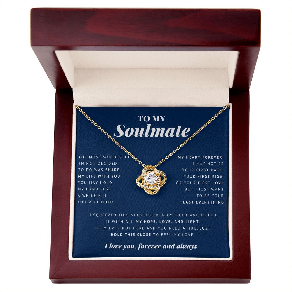 To My Soulmate, 18K Yellow Gold Finish