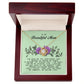 To My Beautiful Mom Love Knot Necklace