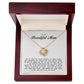 To My Beautiful Mom Love Knot Necklace