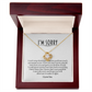 Sorry Gift for Her, Love Knot Necklace