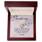 To my Beautiful Mom, Mother's Day Gift, Love Knot Necklace
