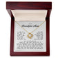 To My Beautiful Mom Love Knot Necklace