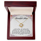 To My Beautiful Mom Love Knot Necklace