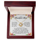 To my Beautiful Mom, Mother's Day Gift, Love Knot Necklace