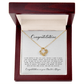 Congratulations on Your Master's Degree, Love Knot Necklace