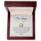 I'm Sorry Gift, Love Knot Necklace