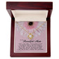 To My Beautiful Mom Love Knot Necklace