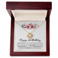 Happy 16th Birthday, Sweet Sixteen, Love Knot Necklace