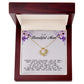 To My Beautiful Mom Love Knot Necklace