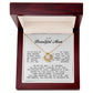 To My Beautiful Mom Love Knot Necklace