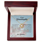 To My Granddaughter, Love Knot Necklace